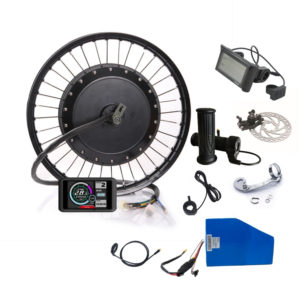 72V 5000W Hub Motor Kit - 大トルク電動自転車バイク変換キット 72V 3000w 5000w 8000w 電動バイクキット