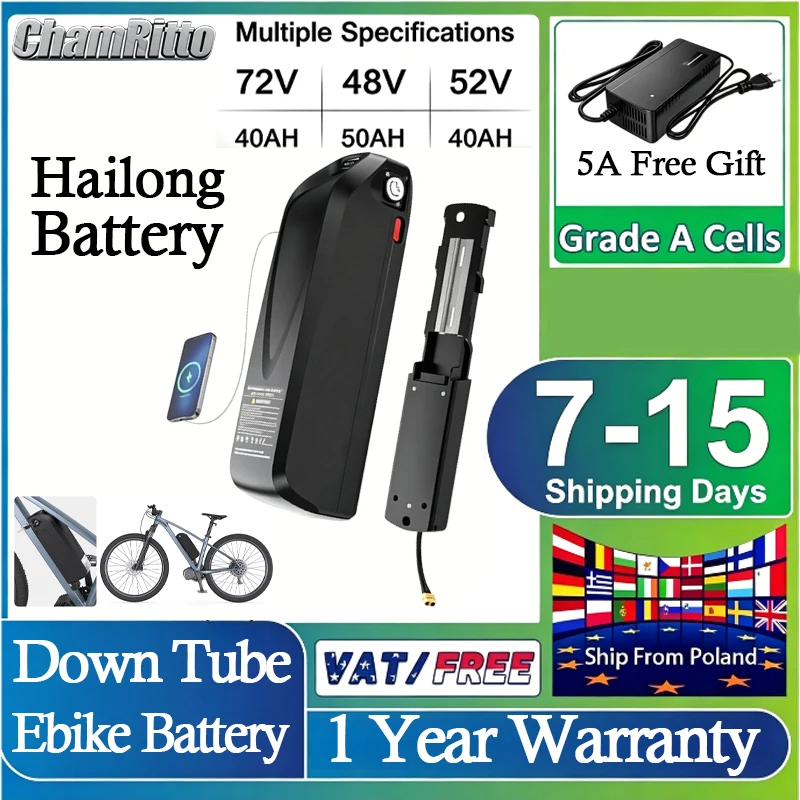 Ebike Conversion Kit 72V 3000W - 52V 2000w変換キット 72v電動自転車バッテリー 3000w 60ah電動自転車バッテリー 48v
