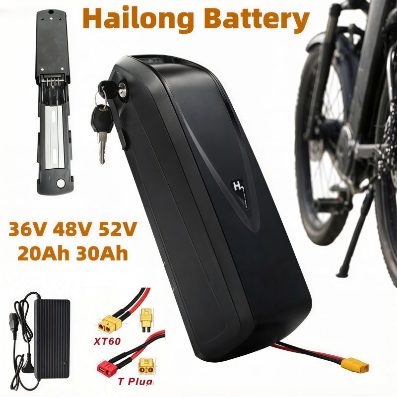 Ebike Battery 48V 20Ah Hailong - マルチサイズEバイクバッテリーHailongモデル、36V 48V 52V 12Ah 15Ah 18Ah