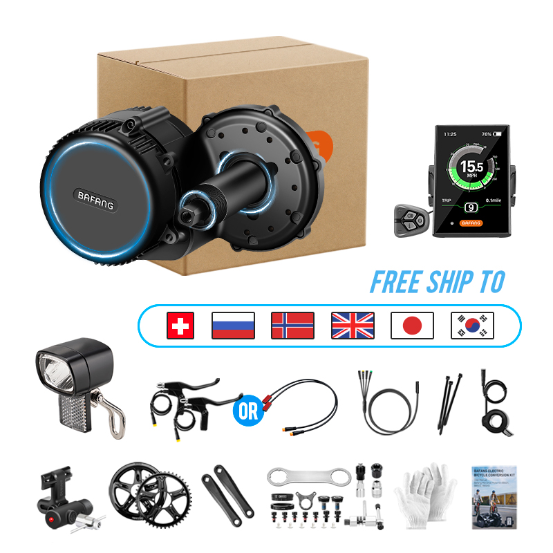 Bafang Bbs02B 48V 750W Mid Drive Kit - Bafang UARTミッドドライブモーター750W 500W 250W電動自転車変換キットBBSHD BBS02B BBS01B電動自転車エンジン付属品付き