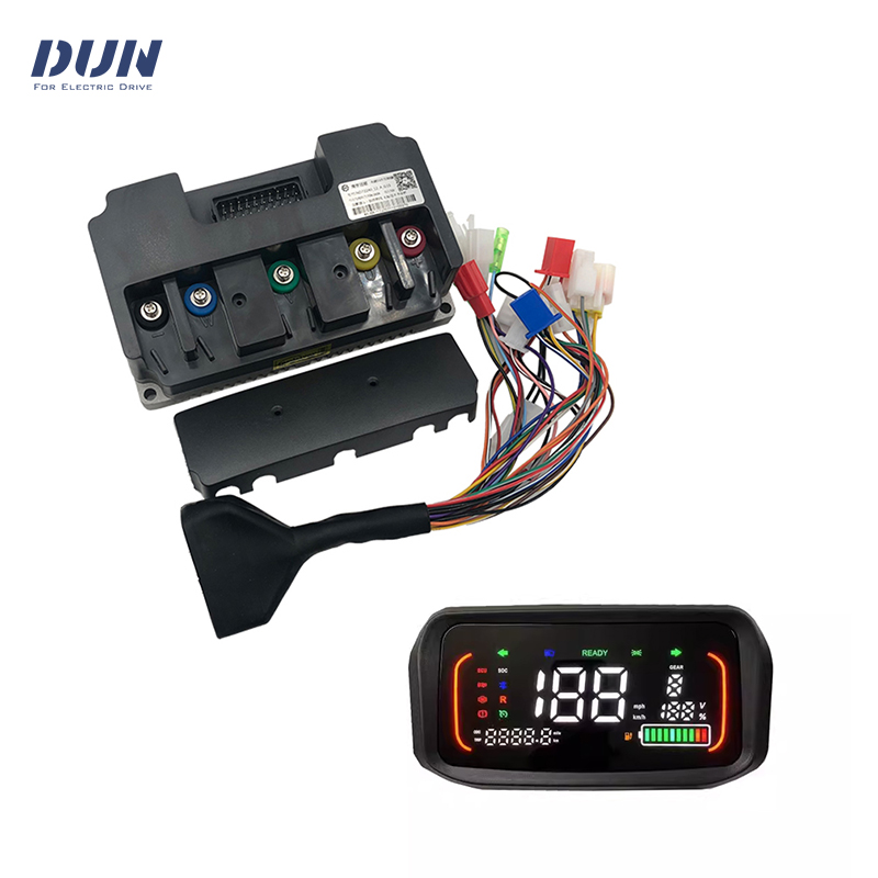 Sine Wave Controller 48V 72V 80A - 南京ファードライバーND72260 48V-72V 80A 1KW-2KW BLDC正弦波コントローラーとN7ディスプレイ速度計