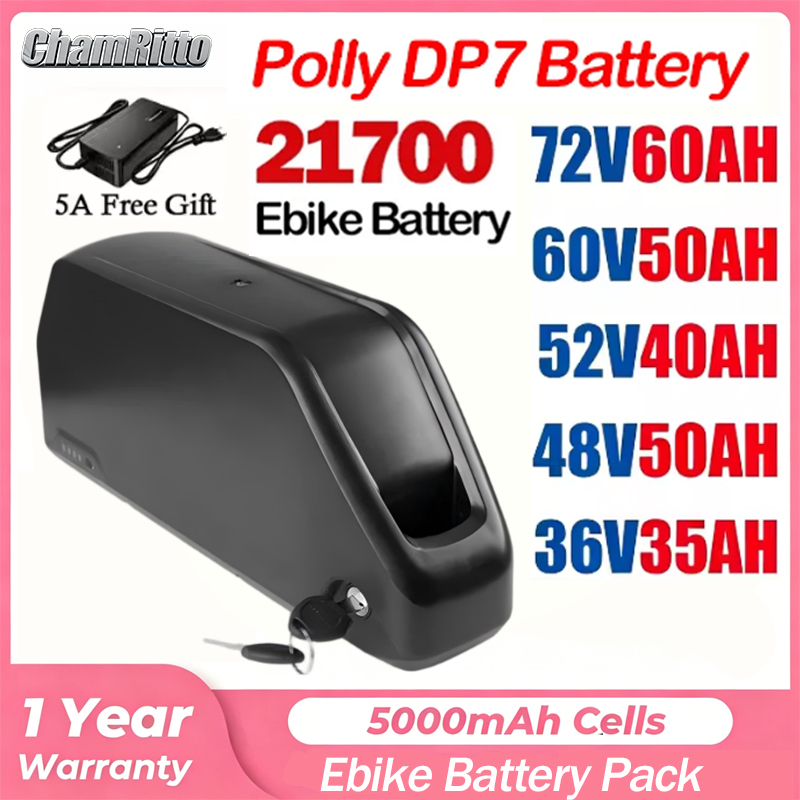 Electric Bicycle Battery 72V 30Ah - 52V50Ah Hailong Polly 48V 60V 36V