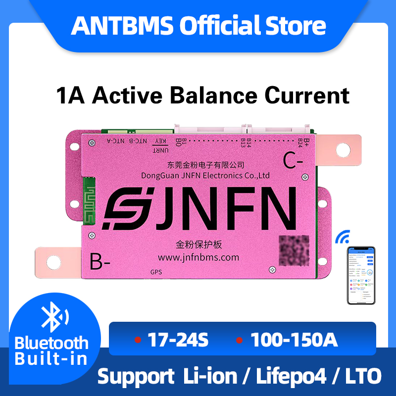 Smart Bms 72V 20S 150A Bluetooth - ANT BMS 1A アクティブバランスリチウム電池保護基板 17S-24S 20S