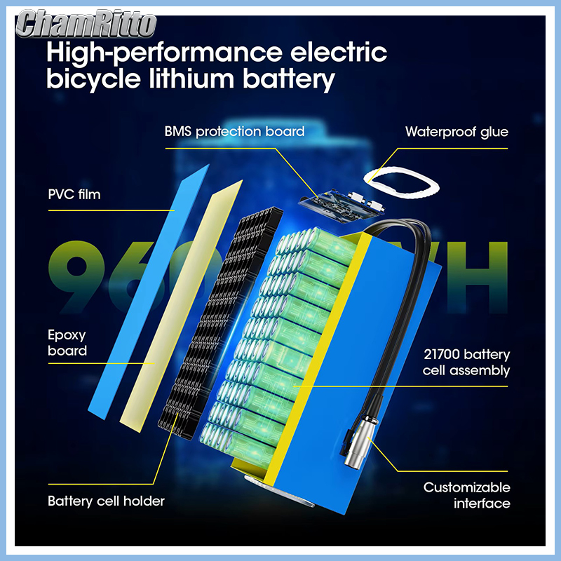 48V 52V電動自転車chamrider 21700バッテ - Electric Bicycle Battery 72V 30Ah のレビューと価格
