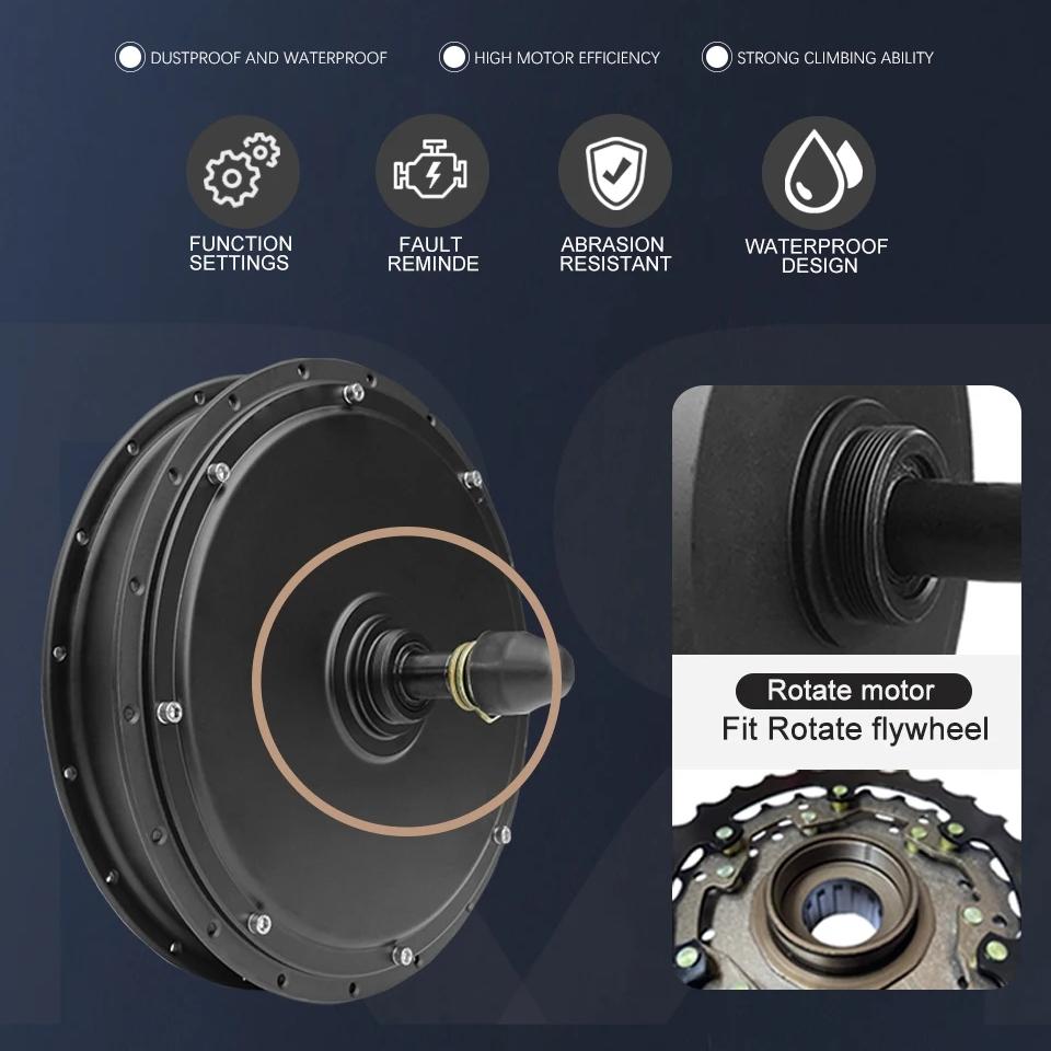新型アップグレード電動自転車変換キットMTX39電動自転車モ - 72V 5000W Hub Motor Kit のレビューと価格