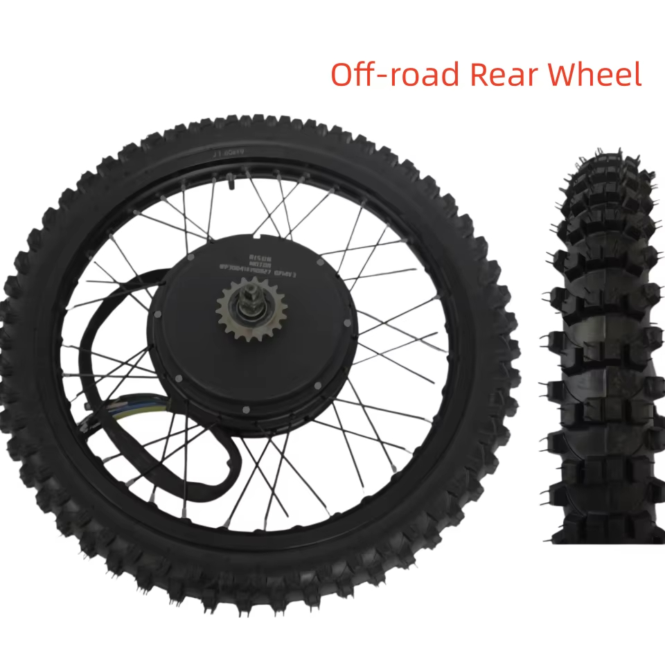 電動自転車オートバイ後輪変換キット QS205 ハブモーター - 72V 5000W Hub Motor Kit のレビューと価格