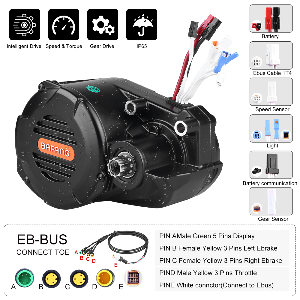 Bafang M620 G510 1000Wミッドドライブモ - Mid Drive Motor Kit 52V 1000W のレビューと価格
