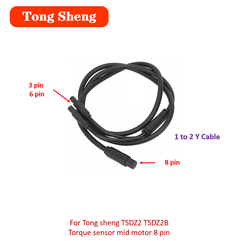 トンシェンTSDZ2 TSDZ2Bスロットル1対2ケーブル8 - Tongsheng Tsdz2B Mid Drive Motor のレビューと価格