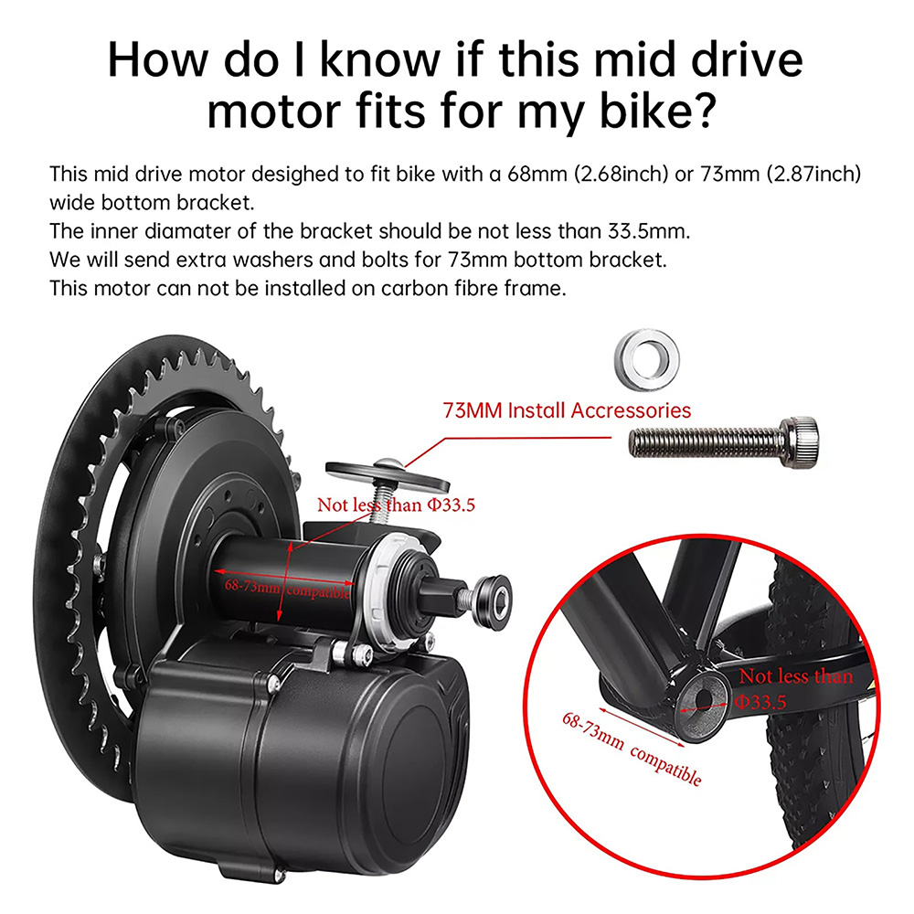 TongSheng TSDZ2B 36V 250W 350W - Tongsheng Tsdz2B Mid Drive Motor のレビューと価格