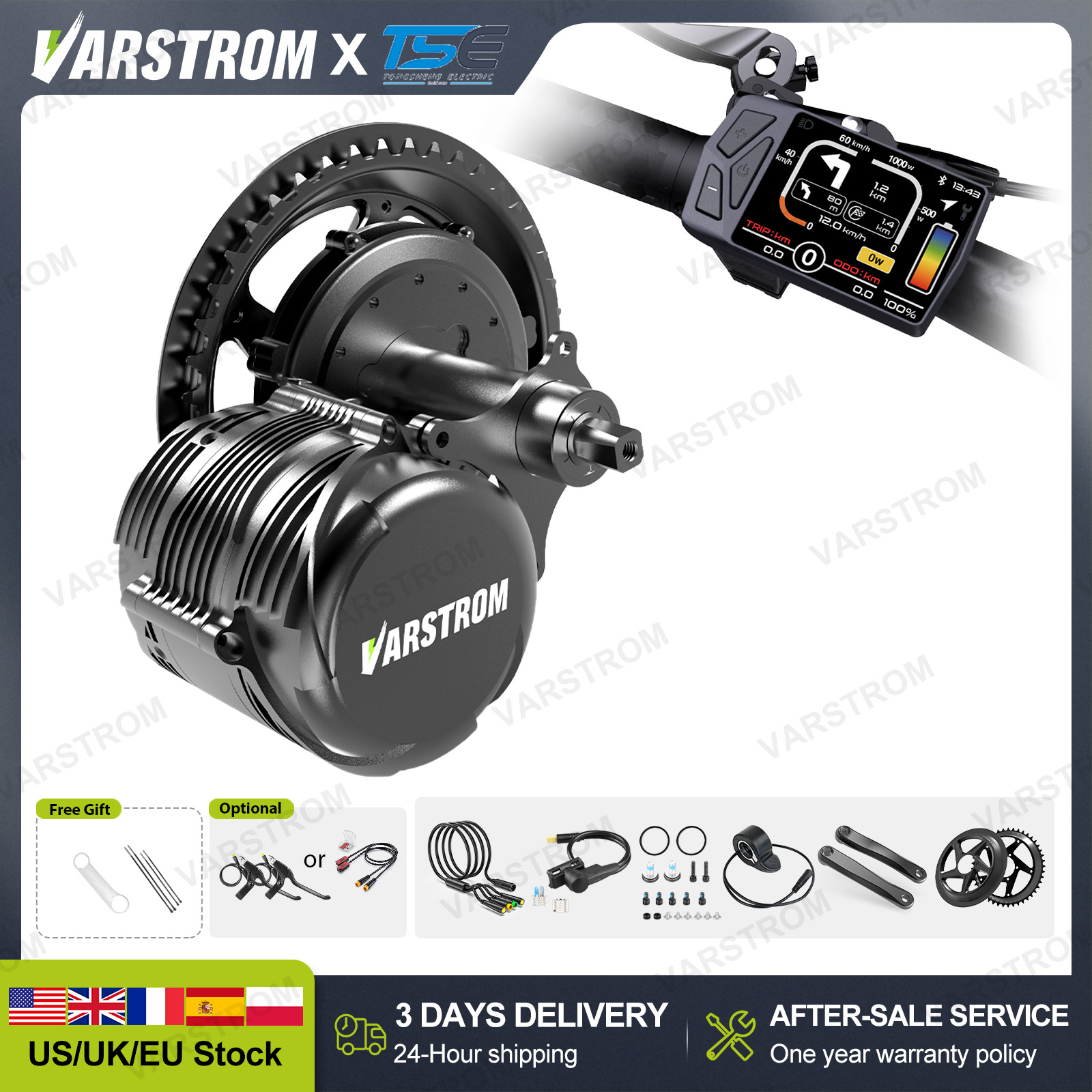 【米国3日間速達】Tongsheng 500W TSDZ2B - Tongsheng Tsdz2B Mid Drive Motor のレビューと価格