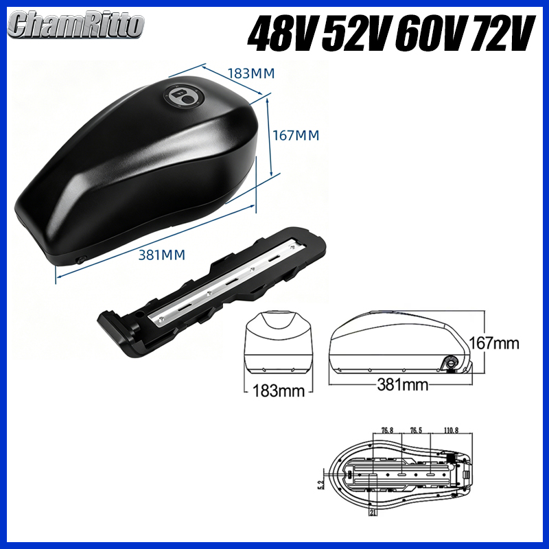 48V 72V 52V 60V 電動自転車用燃料タンクバッテ - Electric Bicycle Battery 72V 30Ah のレビューと価格