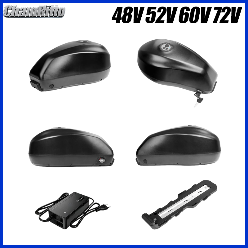 48V 72V 52V 60V 電動自転車用燃料タンクバッテ - Electric Bicycle Battery 72V 30Ah のレビューと価格