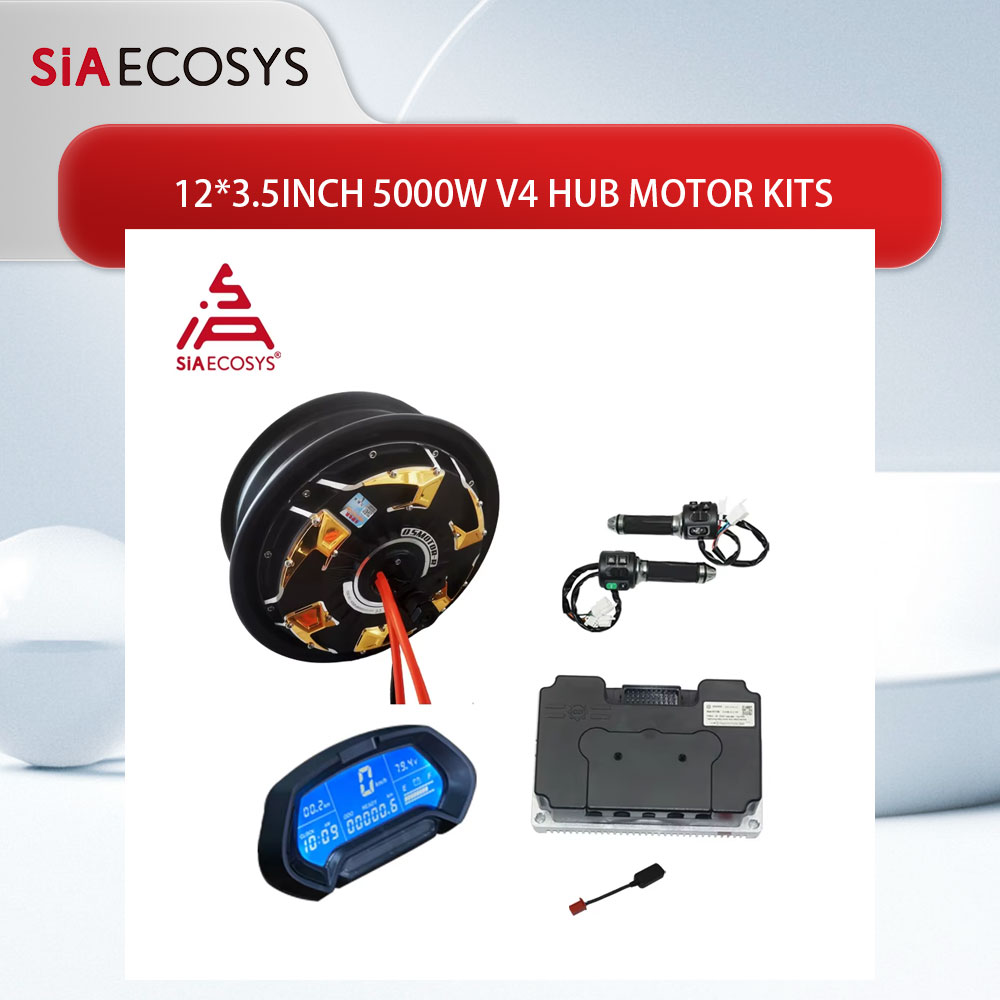 QSモーター 12×3.5インチ 5000W V4 72Vハ - 72V 5000W Hub Motor Kit のレビューと価格