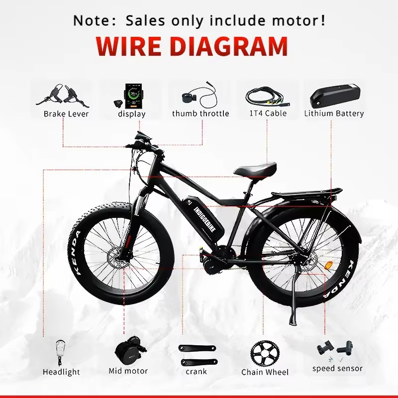BAFANG 1000W BBSHDミッドドライブモーター  - Mid Drive Motor Kit 52V 1000W のレビューと価格